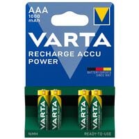 Varta 4x Akkus RECHARGE ACCU Power Micro AAA 1000 mAh