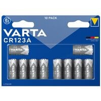 Varta 10x Batterien CR123A 1600 mAh