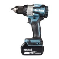 makita Akku-Bohrschrauber DDF489RTJ Ladegert, 2 Akkus, Koffer, Zubehr