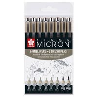 SAKURA Fineliner-Set Pigma Micron 0,25  - 0,6mm