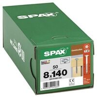 SPAX Holzbauschrauben T40 Tellerkopf WIROX 8 x 140 mm 50 St.