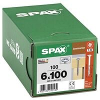 SPAX Holzbauschrauben T30 Tellerkopf WIROX 6 x 100 mm 100 St.