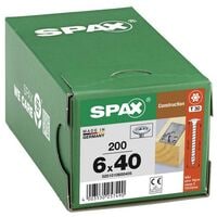 SPAX Holzbauschrauben T30 Tellerkopf WIROX 6 x 40 mm 200 St.
