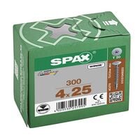 SPAX Rckwandschrauben T20 Flachkopf WIROX 4 x 25 mm 300 St.
