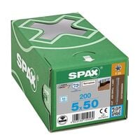SPAX Terrassenschrauben T25 Zylinderkopf Edelstahl A2 5 x 50 mm 200 St.