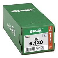 SPAX Universalschrauben T30 Senkkopf WIROX 6 x 120 mm 100 St.