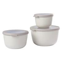 MEPAL Frischhaltedosen-Set »Cirqula hoch Nordic White« 3 Stück MEPAL Frischhaltedosen-Set »Cirqula hoch Nordic White« 3 Stück