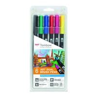 Tombow Faserschreiber »ABT Dual« Set (6 Stück)