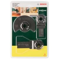 BOSCH Tauchsgebltter-Set Starlock Starter-Set Wood