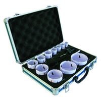 makita Lochsgen-Set Sanitr 14-teilig HSS-BiM D-47298