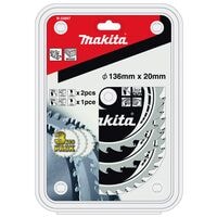 makita Kreissgebltter-Set B-33897 136,0 mm 1x 24 Zhne / 2x 16 Zhne