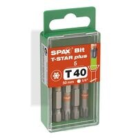 SPAX Bits T40 T-STAR  Plus 5 Stück