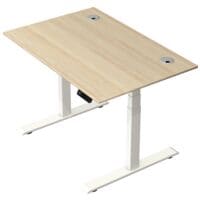 Kerkmann elektr. hhenverstellbarer Steh-Sitztisch Move 2 Plus 120 cm, T-Fu wei