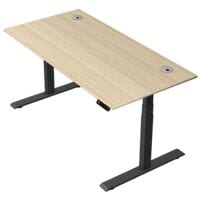 Kerkmann elektr. hhenverstellbarer Steh-Sitztisch Move 2 Plus 160 cm, T-Fu anthrazit