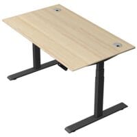 Kerkmann elektr. hhenverstellbarer Steh-Sitztisch Move 2 Plus 140 cm, T-Fu anthrazit