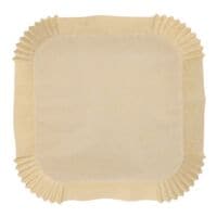 Papstar 100 Backpapierzuschnitte für Heißluftfritteusen/Airfryer 20x20 cm