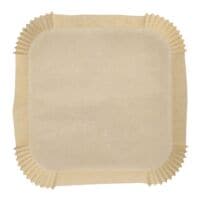 Papstar 100 Backpapierzuschnitte für Heißluftfritteusen/Airfryer 23x23 cm
