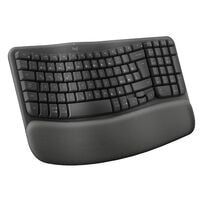 Logitech Kabellose Tastatur WAVE KEYS schwarz