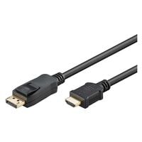 goobay DisplayPort 2.0/HDMI 2.1 Adapterkabel 1.0 m