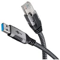 goobay USB A 3.0/RJ45 Adapterkabel 1.0 m
