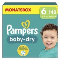 Pampers Windeln baby-dry™ Monatsbox Gr.6 (13-18 kg) 148 Stck