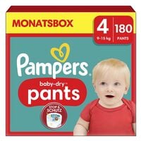 Pampers Windelhosen baby-dry™ Monatsbox Gr.4 (9-15 kg) 180 Stck