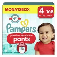 Pampers Windelhosen premium protection™ Monatsbox Gr.4 (9-15 kg) 168 Stck