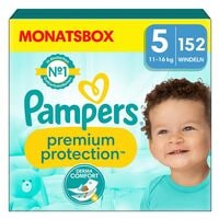 Pampers Windeln Monatsbox premium protection™ Gr.5 (11-16 kg) 152 Stck