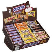 SNICKERS 72er-Pack Schokoladen-Sortiment Topsellerbox