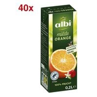 40er-Pack Fruchtsaft milde Orange 200 ml