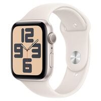 Apple Watch SE 44 mm Aluminium Polarstern (GPS) Sportarmband M/L 32 GB polarstern