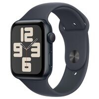Apple Watch SE 44 mm Aluminium Schwarz (GPS) Sportarmband S/M