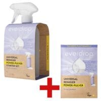 everdrop Universalreiniger Starterset Power-Pulver inkl. Universalreiniger Nachfllpack Power-Pulver
