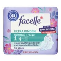 facelle 16er-Pack Monatsbinden Ultra Binden normal + Flgel