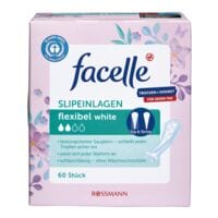 facelle 60er-Pack Slipeinlagen Flexibel White