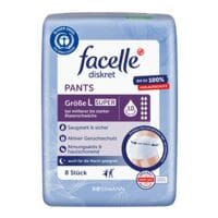 facelle 8er-Pack Inkontinenzhosen Pants super Gr. L