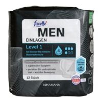 facelle 12er-Pack Einlagen MEN Level 1