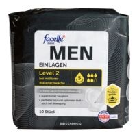 facelle 10er-Pack Einlagen MEN Level 2