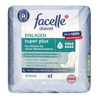 facelle 10er-Pack Einlagen super plus