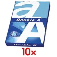 10x Multifunktionales Druckerpapier A4 Double A Premium - 5000 Blatt gesamt