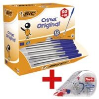 BIC Cristal Medium Kugelschreiber dokumentenecht inkl. Korrekturroller �Mini Pocket Mouse�