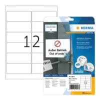Herma Adressetiketten wiederablsbar wei 99,1x42,3 mm 10017 300 Stck