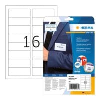 Herma Namensetiketten wiederablsbar wei 88,9x33,8 mm 4588 160 Stck