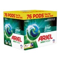 ARIEL Waschmittel Pods All-in-1 Universal+ Touch of Lenor Unstoppables 76 WL (2x 38 Pods)