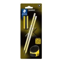 Bleistift-Set STAEDTLER NORIX mit Spitzdose, HB, mit Radiergummi