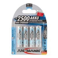Ansmann 4x Akkus Mignon AA 2400 mAh