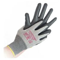 10 Franz Mensch Schnittschutzhandschuhe Cut Safe Gre L HPPE-Polyester grau