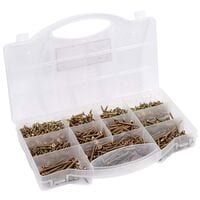 Connex Mehrzweckschrauben-Sortiment Senkkopf TX, verzinkt 900 Stck