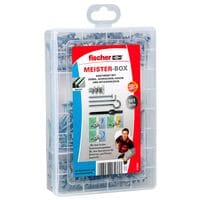 fischer Dbel- und Schrauben-Sortiment Meister-Box - GK + S + H 100 Stck
