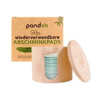 pandoo Abschminkpads Baumwolle wei / grn waschbar 18 Stck